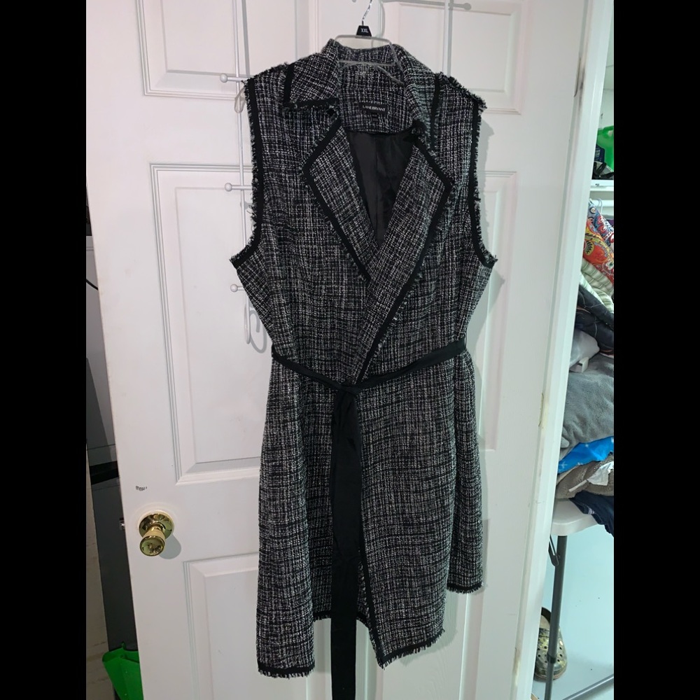 Lane Bryant long wrap around vest